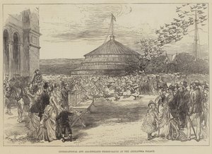 Internationale en All-England Duivenraces bij het Alexandra Palace door Sir John Charles Robinson